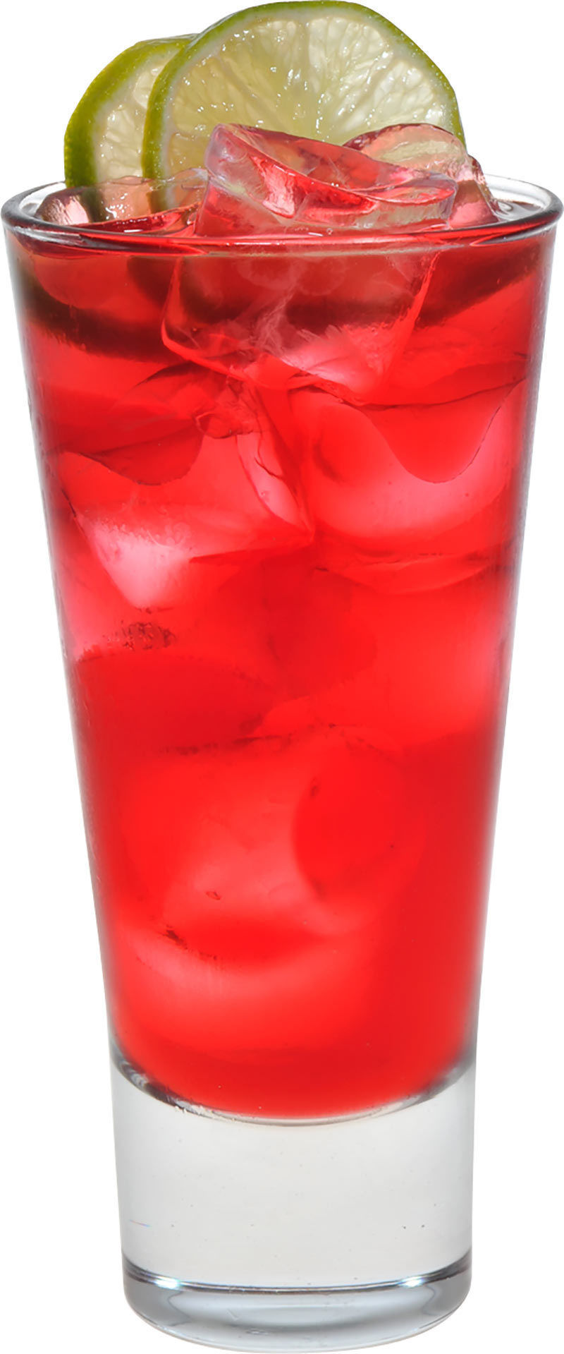 Cocktail recipe Rum with cranberry juice.
